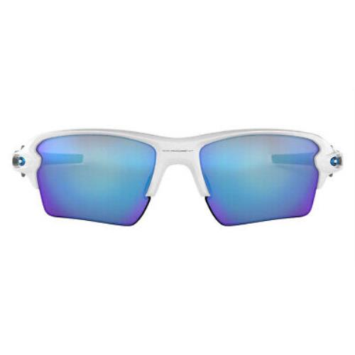 Oakley OO9188 Sunglasses Men White Rectangle 59mm