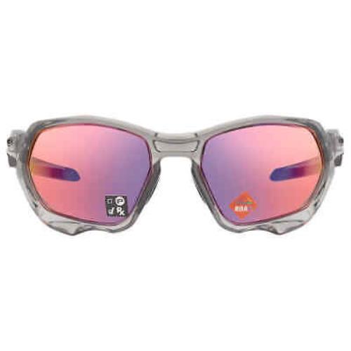 Oakley Plazma Men`s Rectangular Sunglasses - OO9019 - Frame: Gray, Lens: Gray