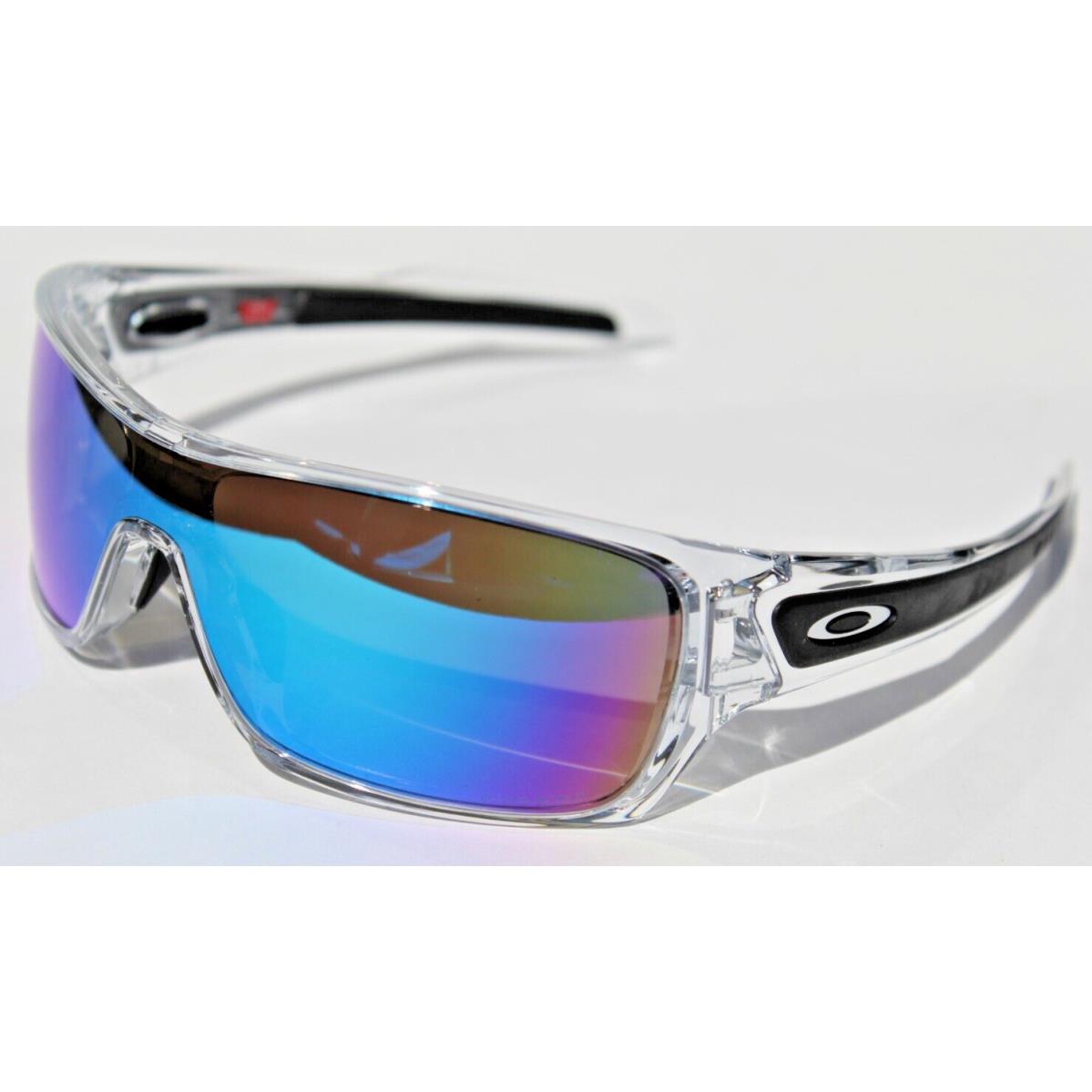 Oakley Turbine Rotor Sunglasses Polished Clear/prizm Sapphire OO9307-29 - Frame: Clear, Lens: Blue