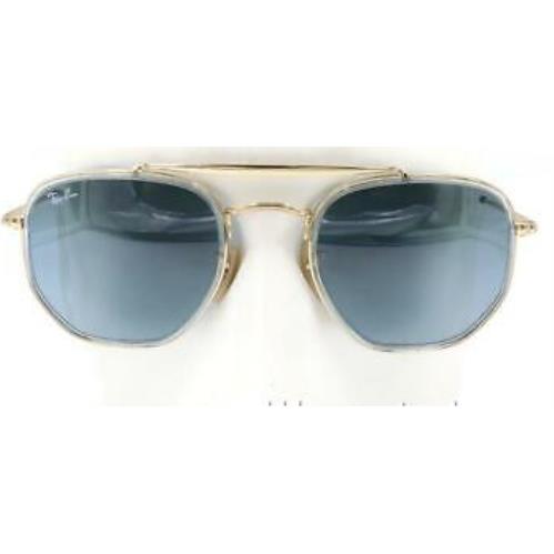 Ray-ban The Marshal II Arista Blue Gradient Gray Sunglasses RB3648M ...