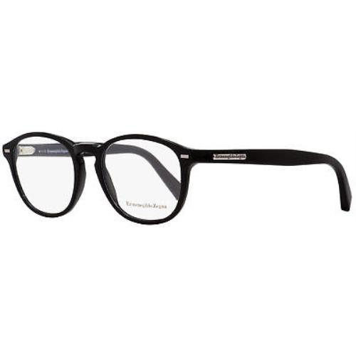 Ermenegildo Zegna Oval Eyeglasses EZ5057 001 Black 49mm 5057