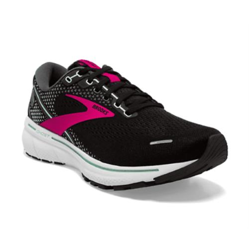 Brooks Ghost 14 Women`s Running Shoes SZ 6 Wide D 120356 1D 013 Black Yucca
