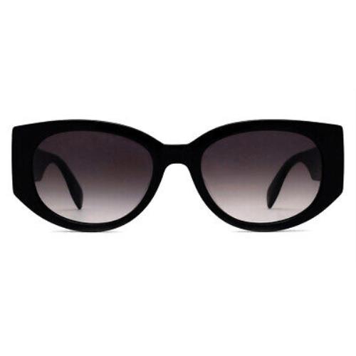 Alexander Mcqueen AM0330S Women Sunglasses Black Oval 54mm