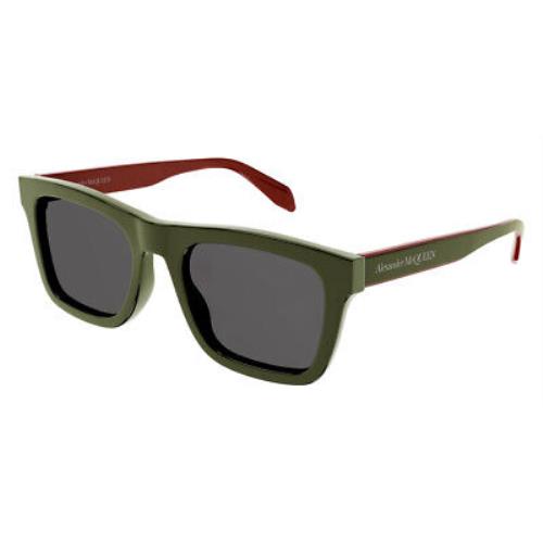 Alexander Mcqueen AM0301S Men Sunglasses Rectangle Green 54