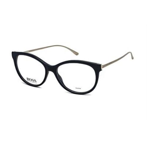 Hugo Boss Eyeglasses Frame - 0894 Rhp - Black / Gold 53-16-140