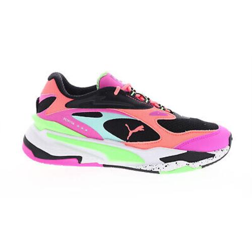 Puma Rs-fast 37540304 Womens Pink Black Synthetic Lifestyle Sneakers Shoes - Pink