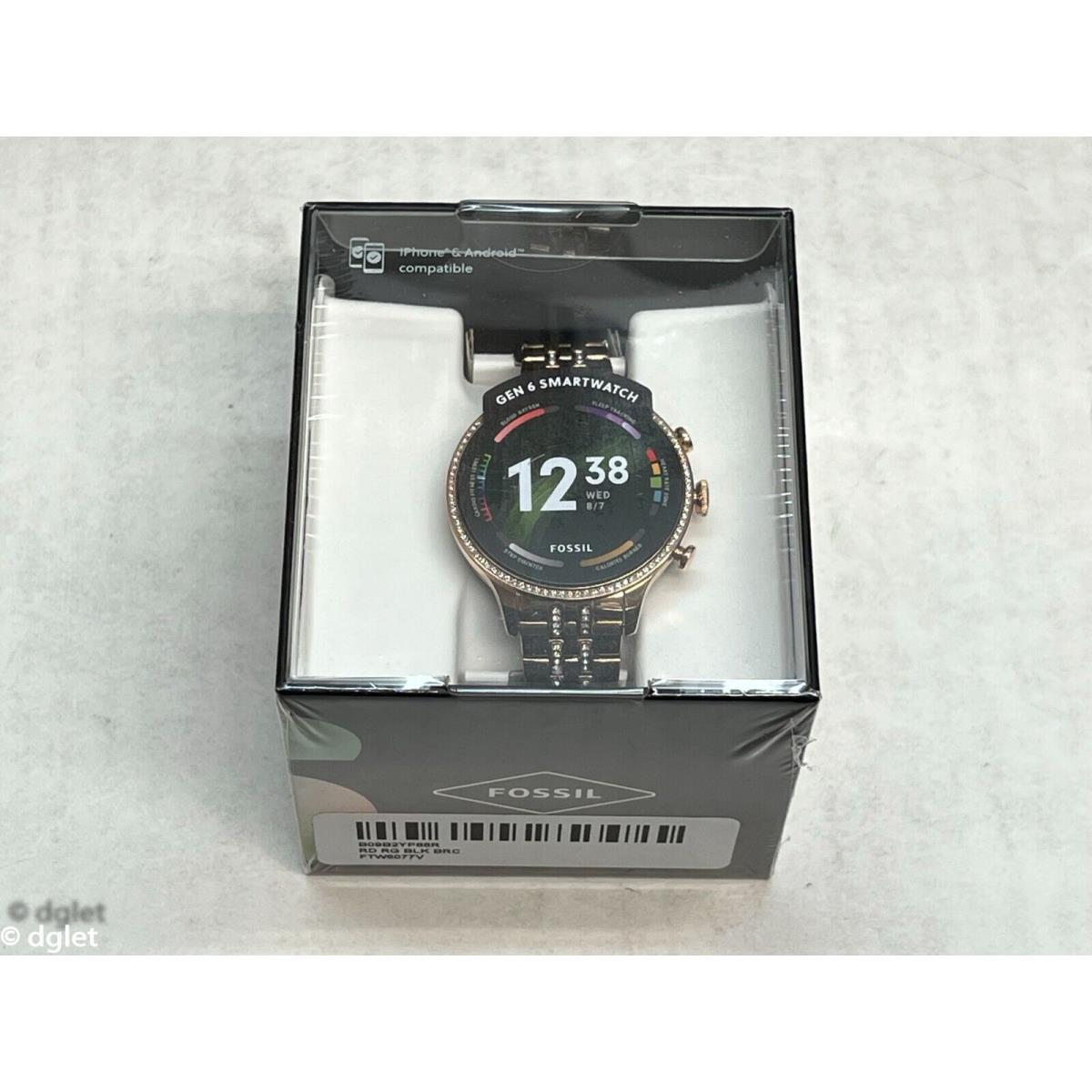 Rose Gold Fossil Smart Watch