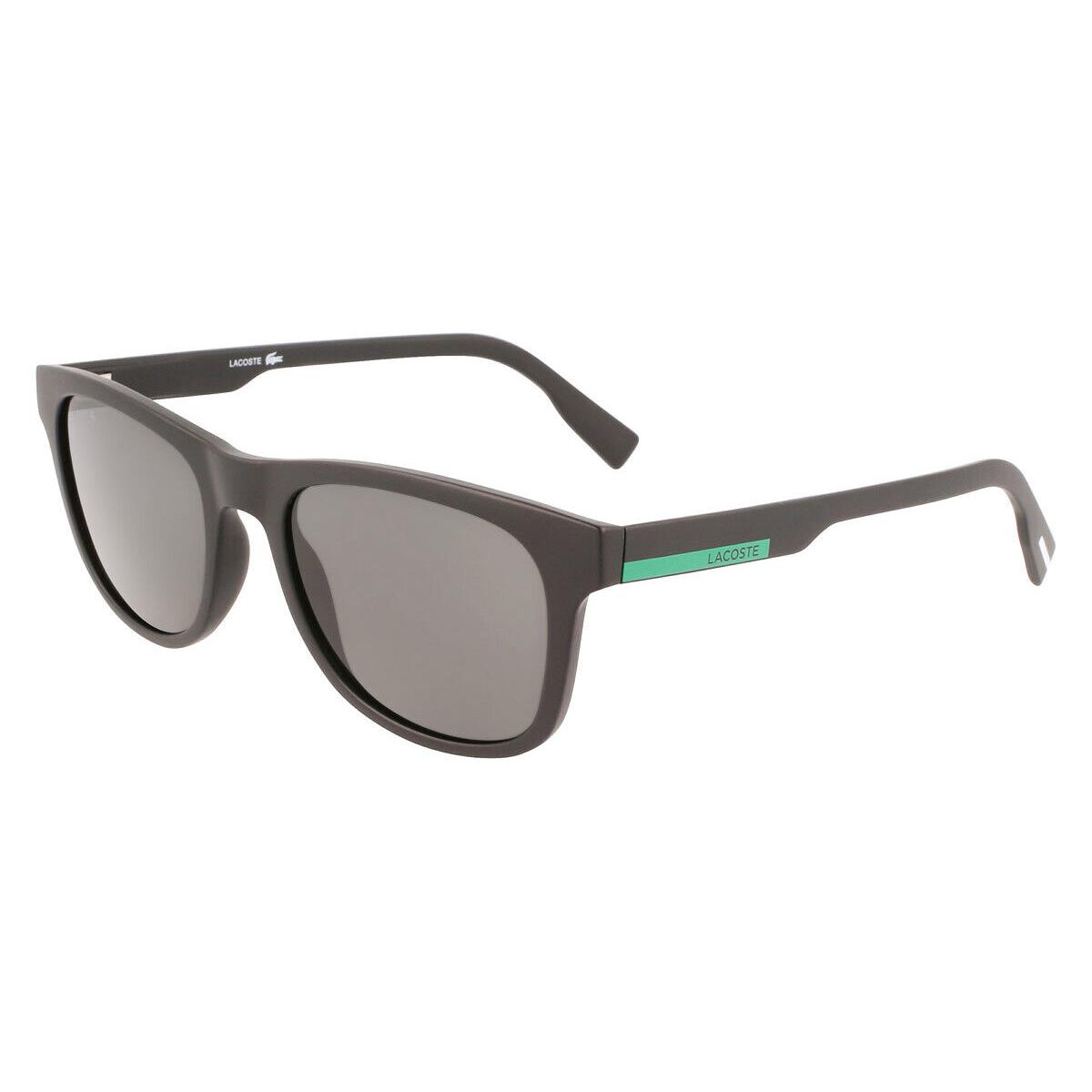 Lacoste L969S Sunglasses Unisex Matte Black Square 54mm