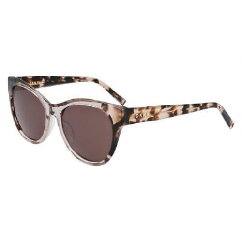 Dkny DK533S Sunglasses Women Tortoise Round 52mm - Frame: Nude Tortoise, Code: 235 Nude Tortoise/Nude