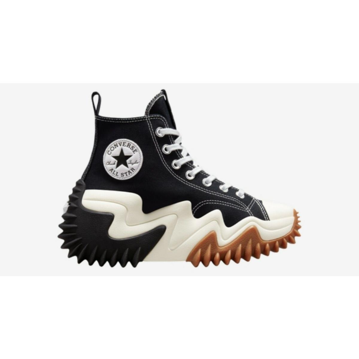 Converse Run Star Motion HI Black/white/gum 171545C Womens Lifestyle Shoes 6-11