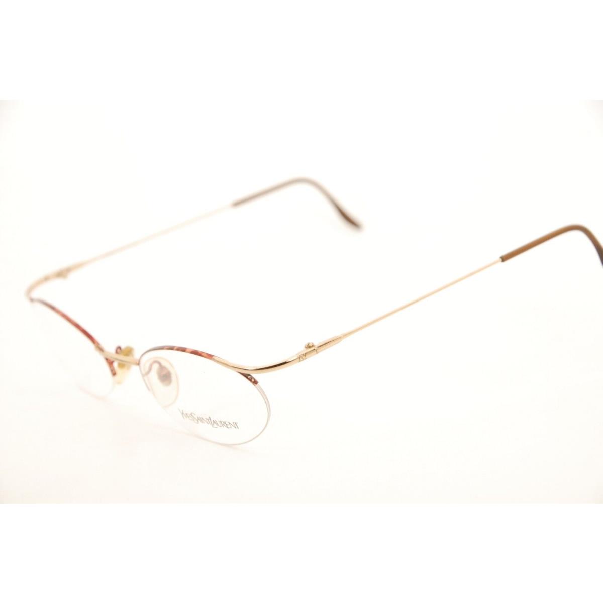 Yves Saint Laurent Ysl 4123 Y173 Gold/red/brown 51mm Eyeglasses RX