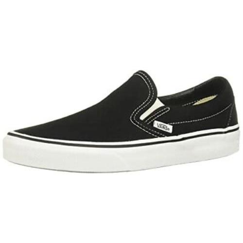 white vans slip ons size 5