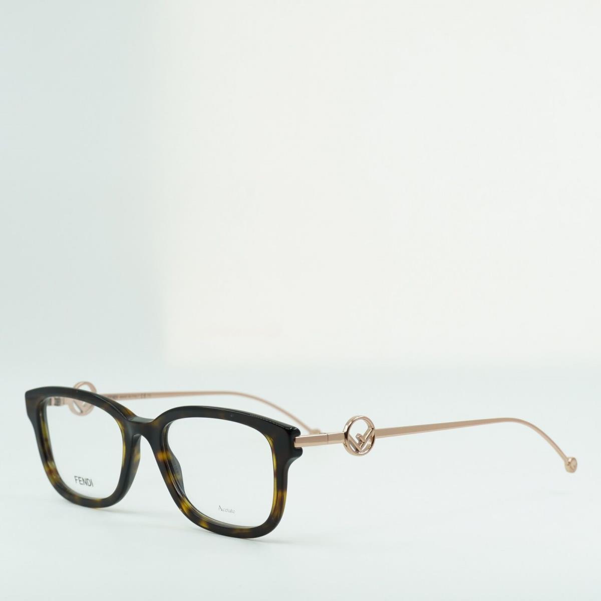 Fendi FF0418 02IK 00 Havana Eyeglasses