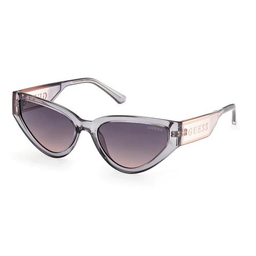 Guess GU7819 20B Cat Eye Transparent Grey Sunglasses 56-18-140