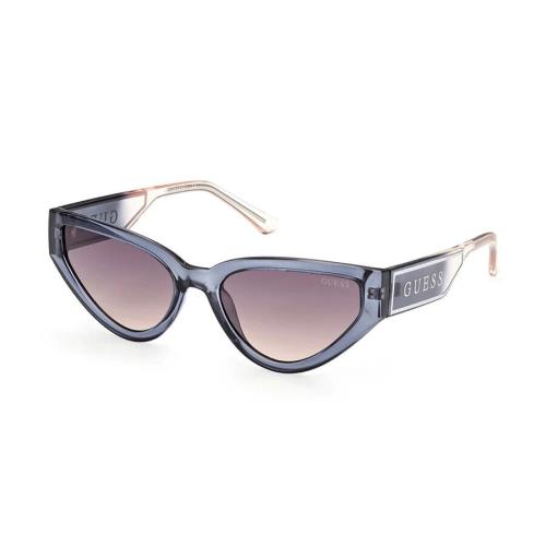 Guess GU7819/S 92B Sunglasses Women Blue Cat Eye 56mm