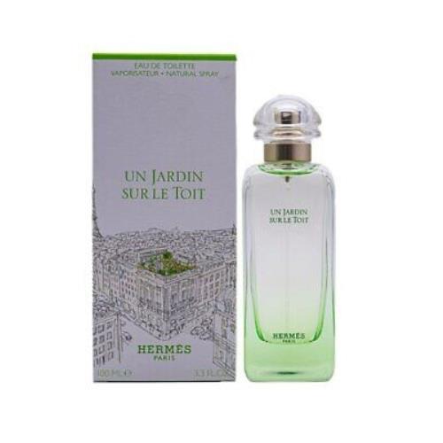 Un Jardin Sur Le Toit by Hermes 3.3 / 3.4 oz Edt Perfume Cologne Unisex