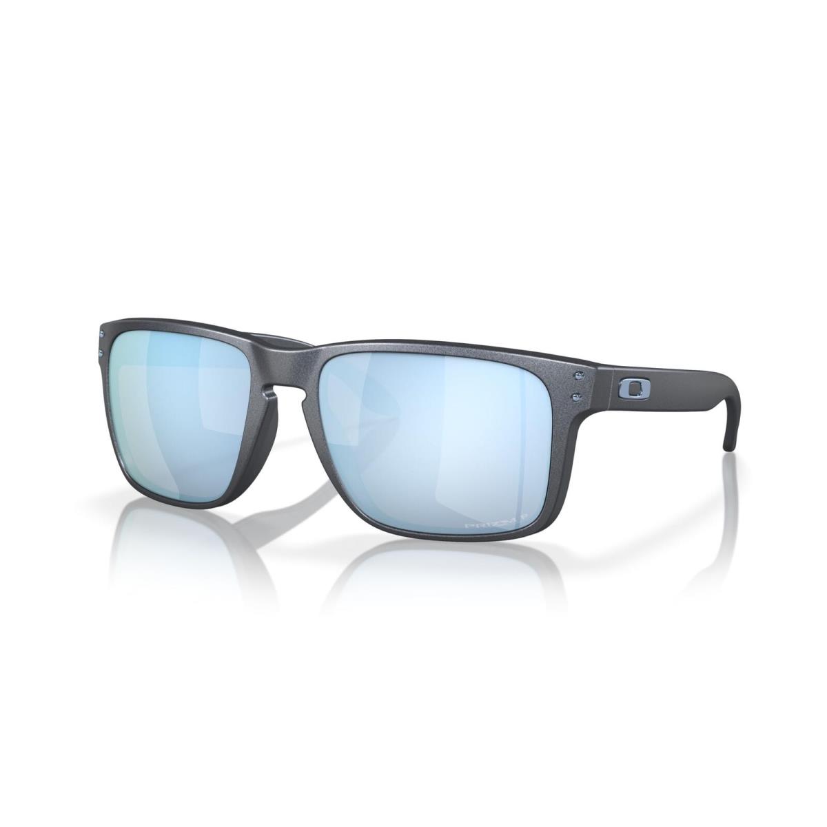 Oakley Men`s 0OO9417 941739 59mm Holbrook XL Square Sunglasses - Frame: Blue Steel, Lens: Blue Steel/Prizm Deep Water Polarized