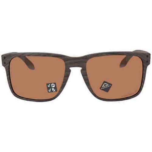 Oakley Holbrook XL Prizm Tungsten Polarized Square Sunglasses OO9417 941706 59 - Frame: Black, Lens: