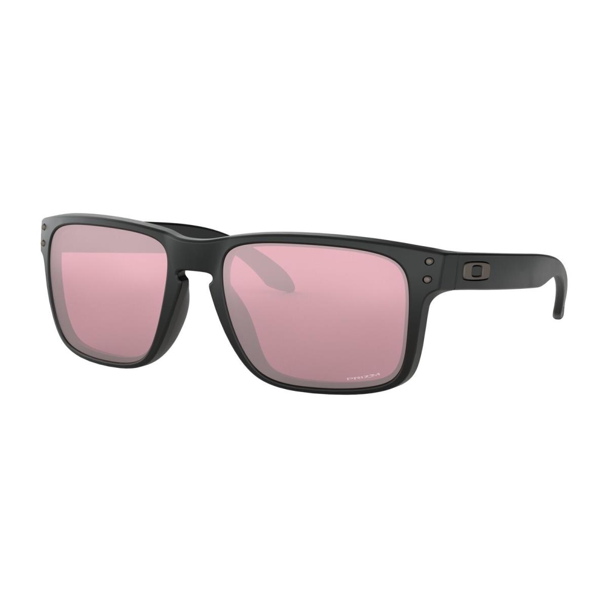 Oakley Holbrook OO9102-K055 Sunglasses Warm Grey Lenses Matte Black Frame