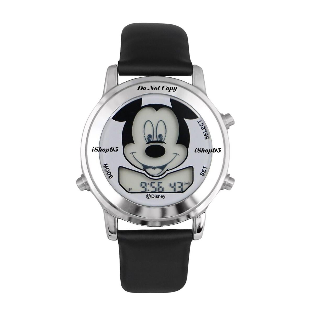 Disney Lorus Mickey Mouse Winks Smile Live Action Melody Alarm Watch
