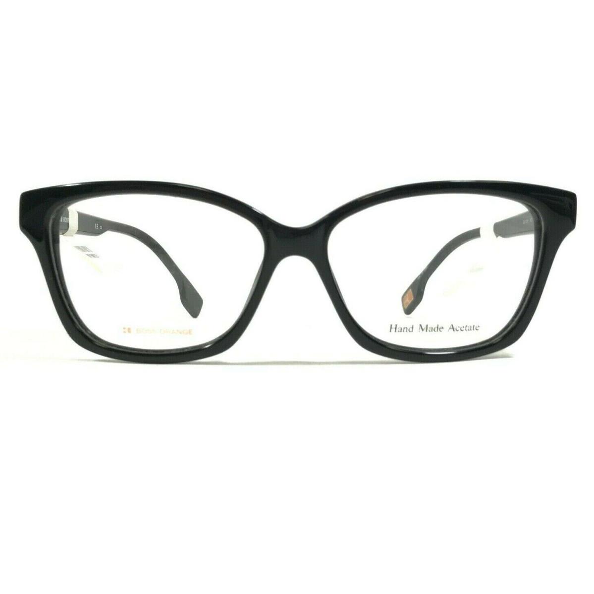 Boss Orange BO 0008 807 Eyeglasses Frames Black Cat Eye Full Rim 54-14-140