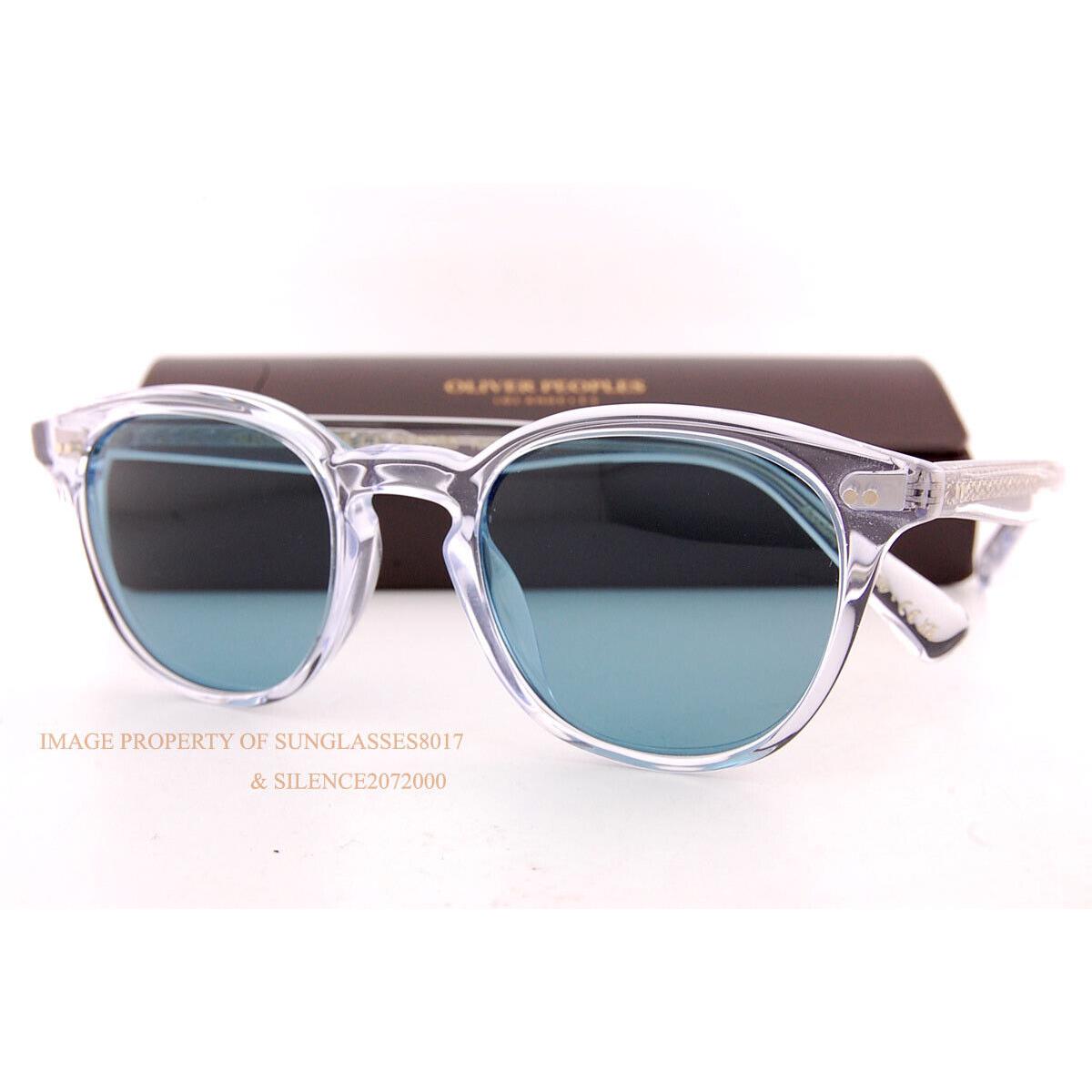 Oliver Peoples Sunglasses Desmon Sun OV 5454SU 1101P1 Crystal/teal Polarized