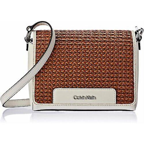Calvin Klein Clara Stucco Leather Key Item Demi Shoulder Bag