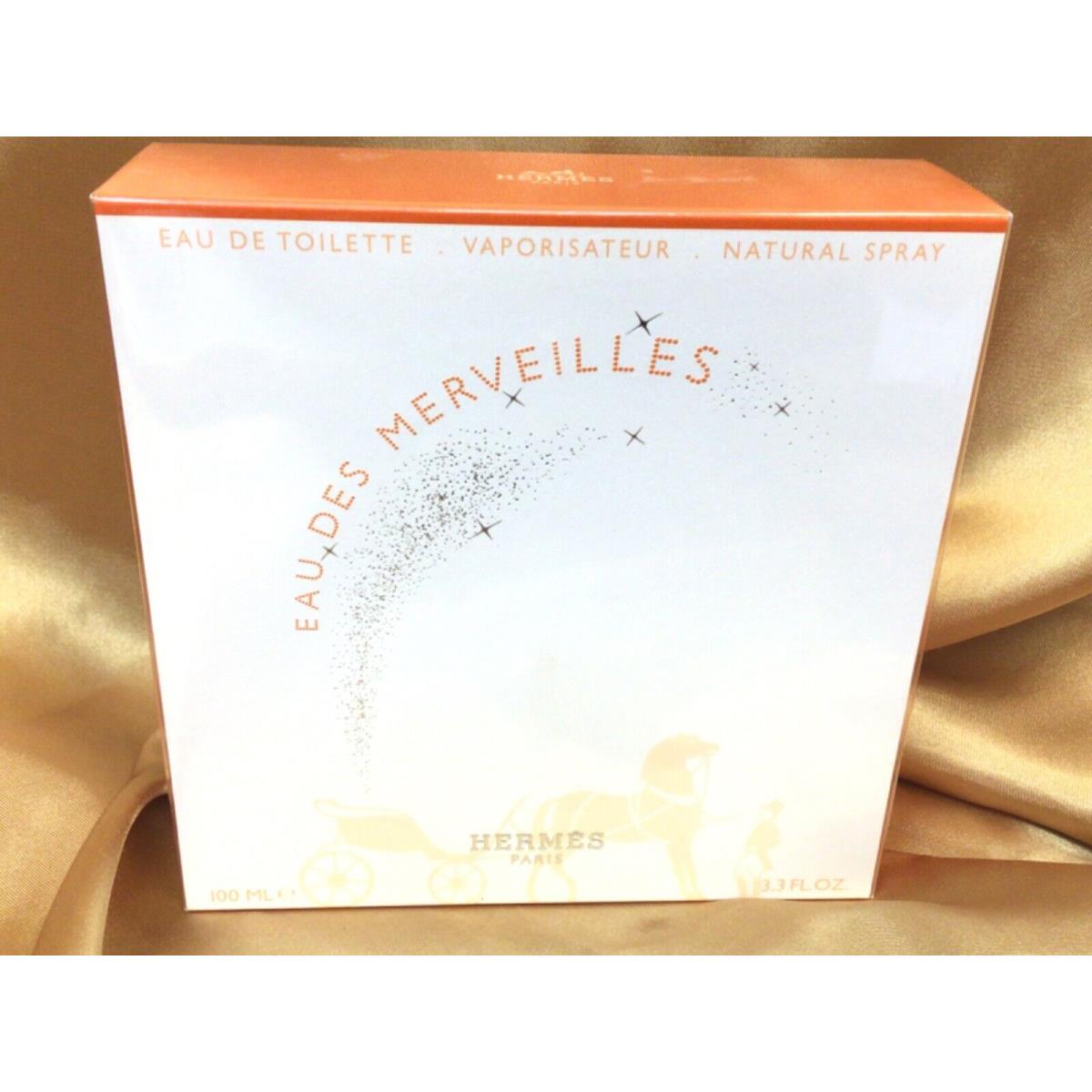 Eau Des Merveilles by Hermes Edt Eau de Toilette 3.3oz./100ml. Box