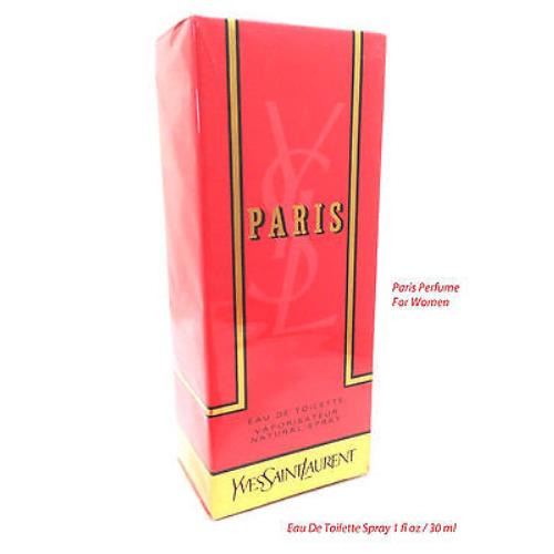 Paris Perfume by Yves Saint Laurent Eau de Toilette Spray 1 oz Box