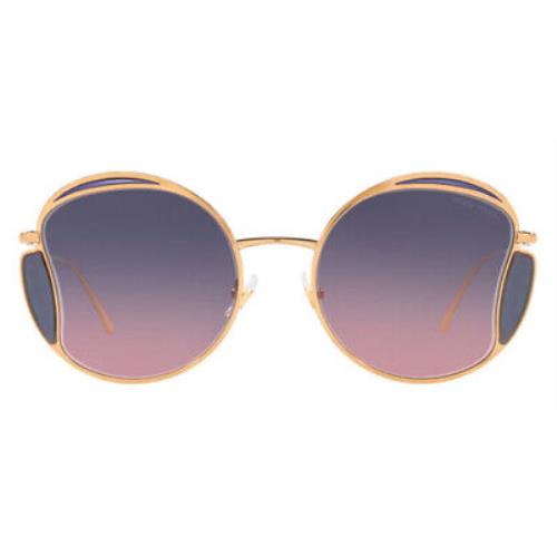 Miu Miu MU 56XS Sunglasses Women Geometric Gold 54mm