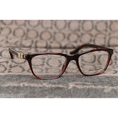 Salvatore Ferragamo Eyeglasses SF2728 214 Tortoise 53MM RX