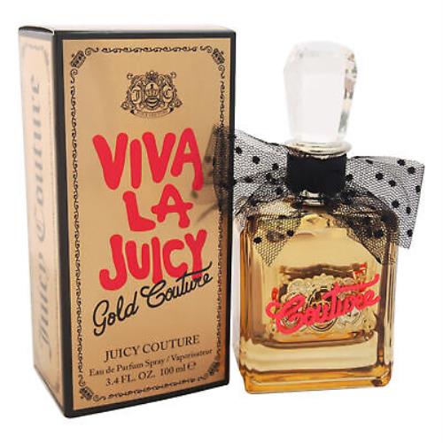 Viva La Juicy Gold Couture by Juicy Couture For Women - 3.4 oz Edp Spray