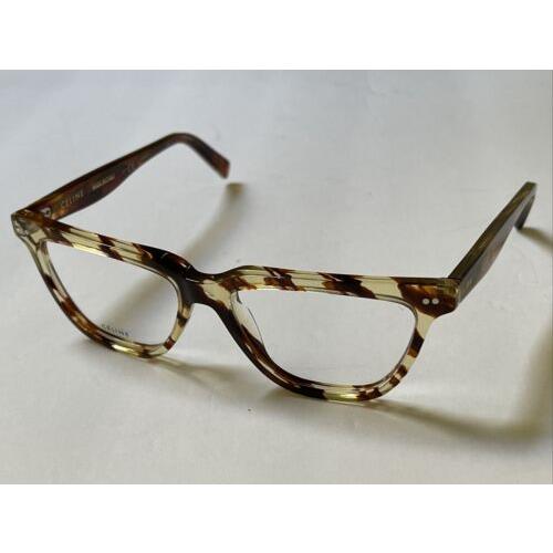 Celine CL 50009I 056 Brown Havana Frame Eyeglasses CL50009I 53-15-145