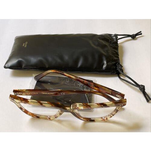 Celine eyeglasses  - Brown Havana Clear Frame, Clear, Ready for your RX Lens 5