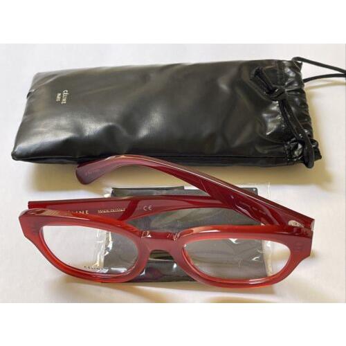 Celine eyeglasses  - Ruby Red Frame 5