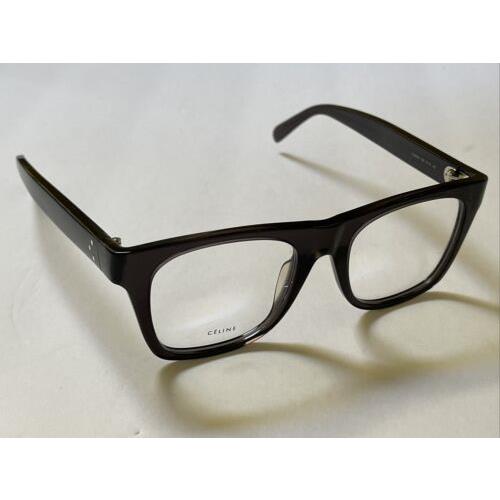 Celine eyeglasses  - Black Semi Clear Frame, Clear, Ready for your RX Lens 3
