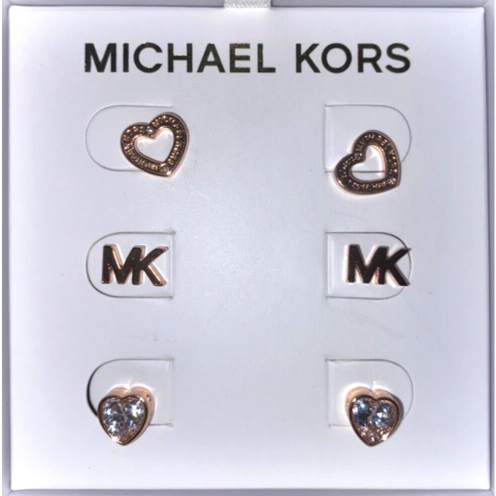 Michael Kors Stainless Steel Stud Earrings With Crystal Accents, Metal :  Amazon.ca: Clothing, Shoes & Accessories