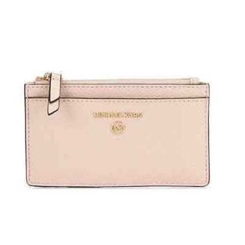 Michael Kors Pink Small Pebbled Leather Card Case 32F0GT9D6L-187