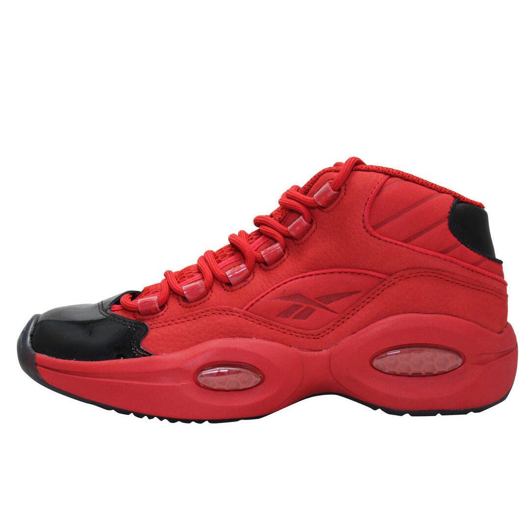 Reebok Question Mid Heart Over Hype Black Scarlet Red FW5304