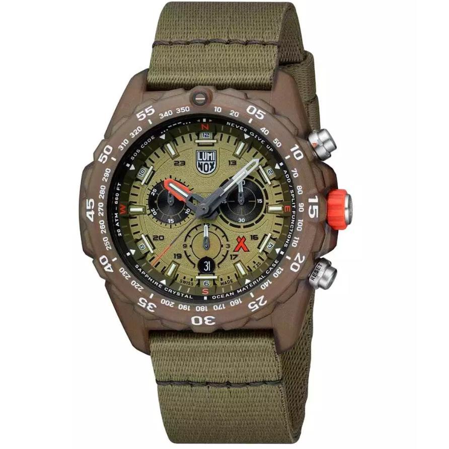 Luminox Men`s Bear Grylls Survival 45mm Swiss Chronograph Watch XB.3757.ECO