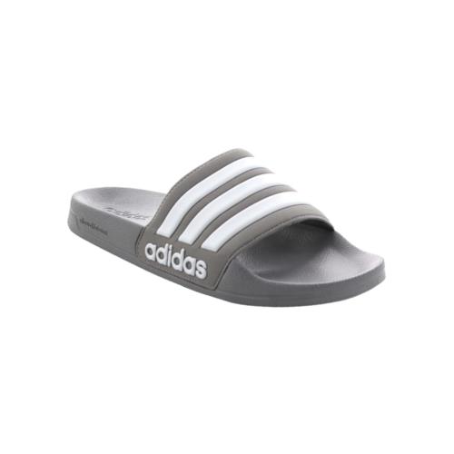 Adidas Adilette Cloud Foam Slides `grey/white` B42212