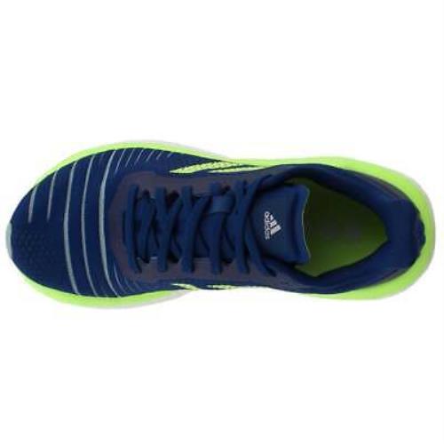 blue and yellow adidas shoes