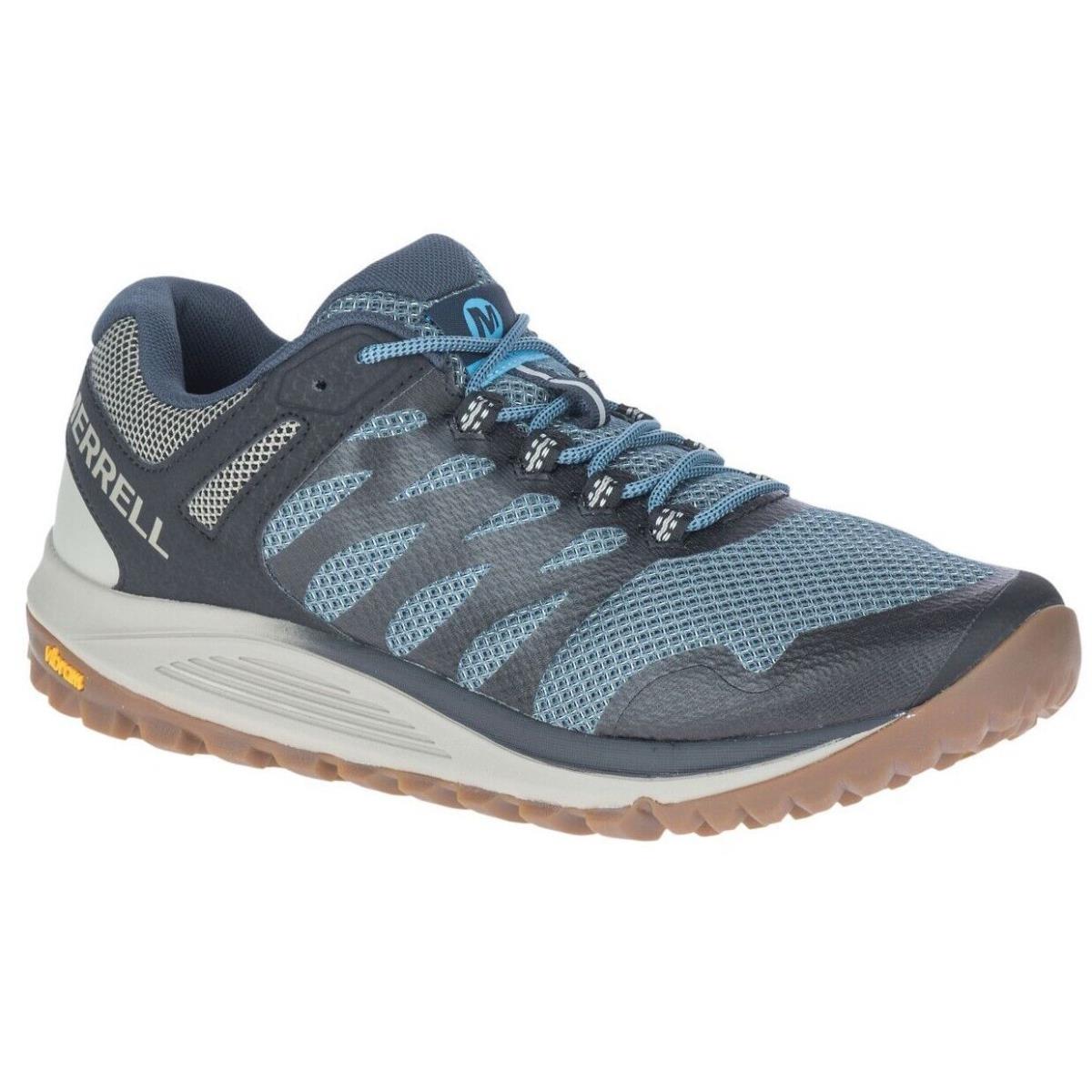 Men`s Merrell Nova 2 Trail Running Shoes J066943 Multiple Sizes Stonewash