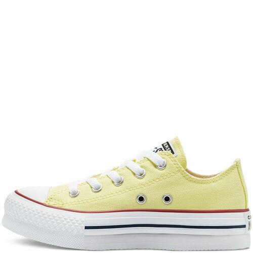 Converse Chuck Taylor All Star Lift 670203C Pre School Kids Yellow Shoes AMRS811