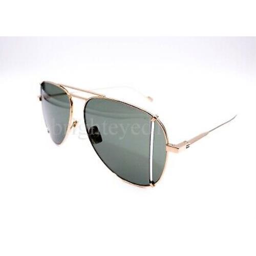 Yves Saint Laurent Gold Aviator Sunglasses SL 193 T CUT-003