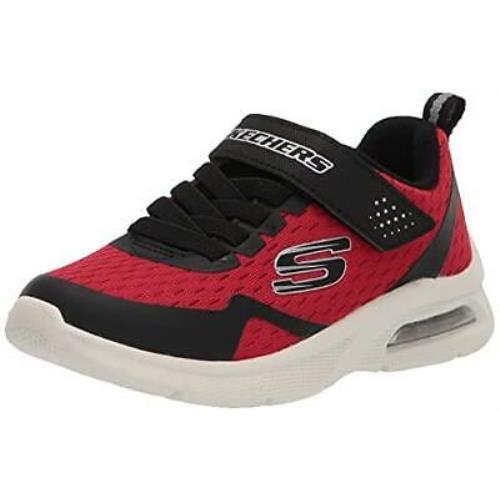 Skechers Kids Boy`s Microspec Max-torvix Sneaker Red/black 10.5 Little Kid