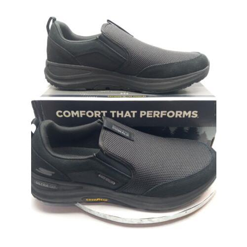 rockport works truflex work comp toe men's oxford