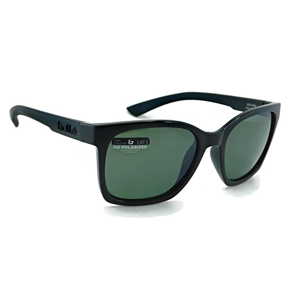 Ada Sunglasses Shiny Black / Polarized HD Axis Cat 3 Lens by Bolle
