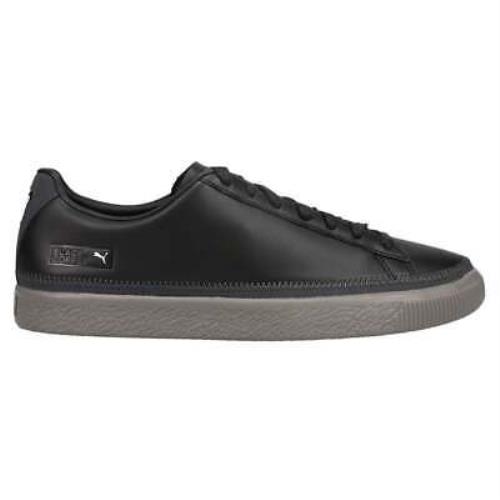 Puma 374399-01 Basket Trim Coffee Mens Sneakers Shoes Casual - Black - Size