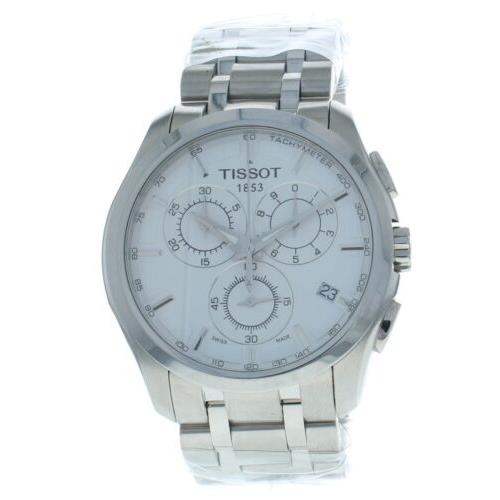Tissot Couturier Silver Dial Stainless Steel Men`s Watch T035.617.11.031.00 - Silver Dial, Silver Band, Silver Bezel